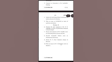 MPSE 004 SOCIAL AND POLITICAL THOUGHT || Dec 2024 session PYQ