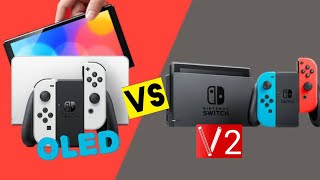 Nintedo switch OLED vs V2 (tagalog review & comparison)