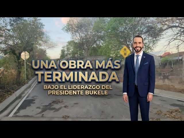 El Salvador moves forward with the present Bukele one more street in the union - YouTube