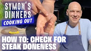The Secret to Telling If Steak Is Done w/ Michael Symon | Symon's Dinners Cooking Out | Food Network