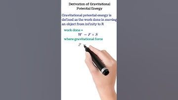 derivation of gravitational potential energy