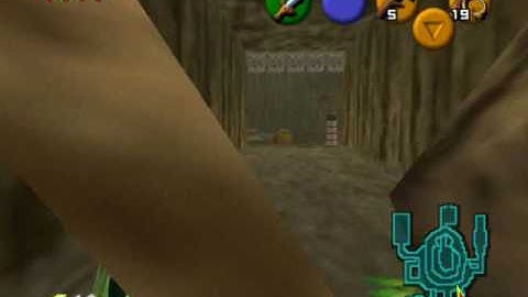 The Legend of Zelda Ocarina of Time Cartridge Tilt test 1