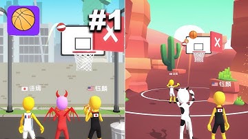 Five Hoops - New Release - Hyper Hybrid Casual - Gameplay Walkthrough (iOS & Android)