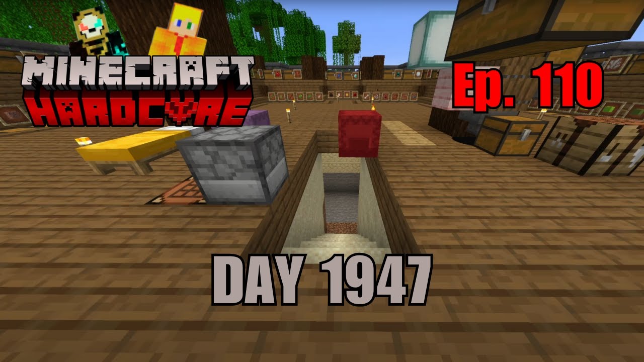 Minecraft Hardcore | Day 1947 E110 - Expanding the Storage - YouTube