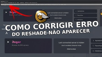 COMO CORRIGIR ERRO DO RESHADE NÃO APARECER NO FIVEM!