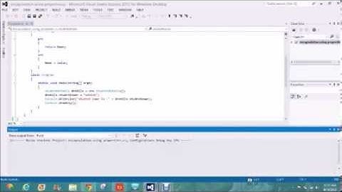 how to use encapsulation with properties in C# application
