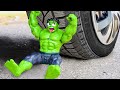 Fun Experiment Car vs Hulk, Water Balloons, Watermelon | Crunchy &amp; Soft Things vs Car | Woa Doodland