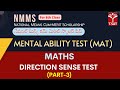 NMMS - MAT (Scholarship) Exam - 2025 | Maths - Direction Sense Test (Part-3) | T-SAT