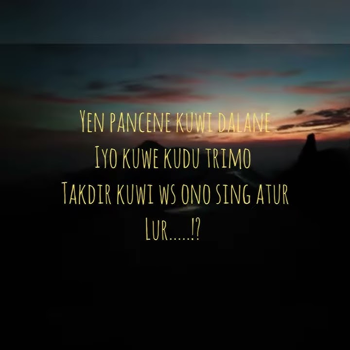 historiwa Bagaikan Langit sore hari