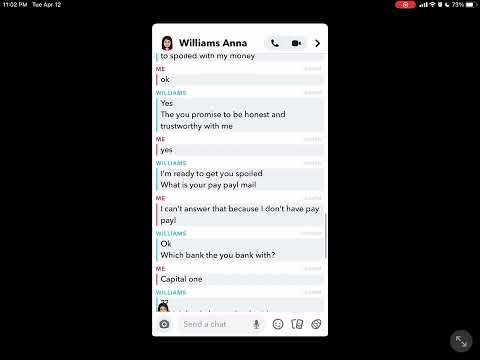 Messing with bots on Snapchat