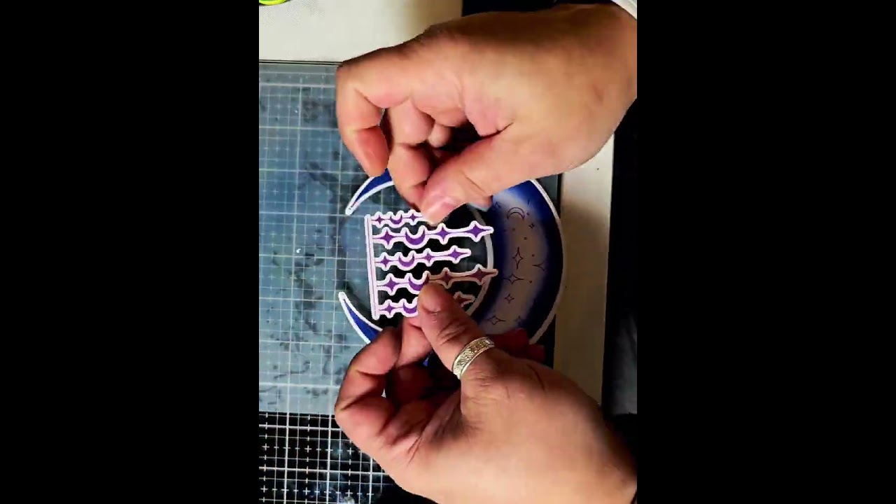 Crescent Moon Rocker Card