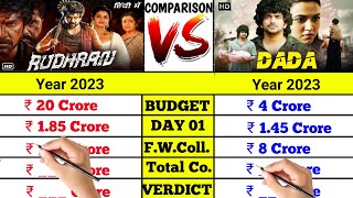 Rudhran movie vs Dada movie box office collection comparison।।