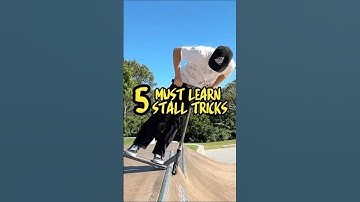 5 must must learn stalls for the skatepark 🛴 #fsl #scooterlessons #scooting #scootering #skatepark