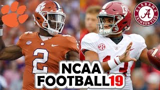 NCAA Football 19 First Look - Alabama vs Clemson - Potential National Championship