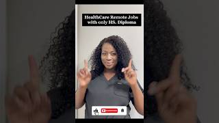 Remote Health care jobs without higher degrees #trendingshorts #trendingvideo #remotework #yt #howto
