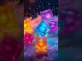 🌈💫 “Dancing Magic Cubes in Slow Motion | Hypnotic ASMR Lights & Colors ✨ #Shorts”