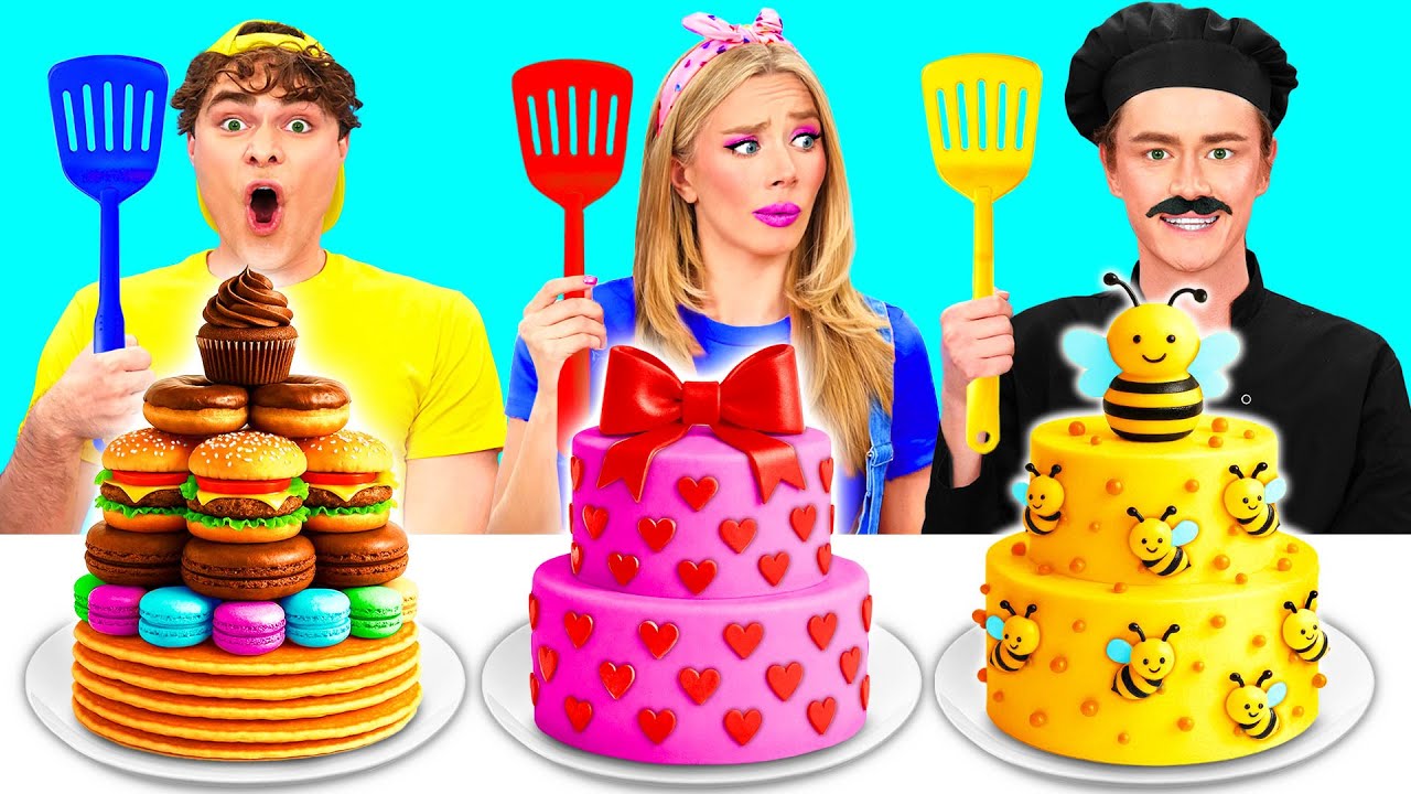 Кулинарный Челлендж: Семья против Шефа | Смешные Челленджи с Едой от BaRaDa Challenge