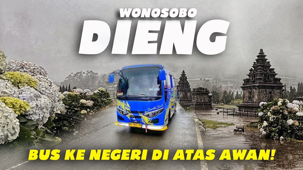 View Berkabut, Hujan dan Dingin! PO. DIENG ABADI Sarat Penumpang, Apakah Kuat Nanjak Mendaki Gunung?