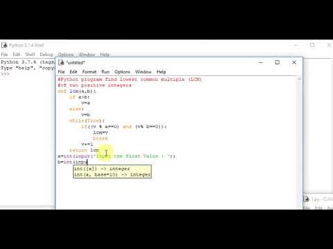 Python program find lowest common multiple (LCM)