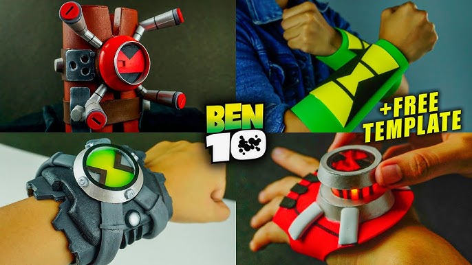 All New Best DIY BEN 10 OMNITRIX  How To Make Alien Watch with Interface &  More +FREE TEMPLATE 