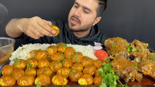Download Lagu ASMR; Eating Spicy Eggs Curry+Spicy Mutton Curry with Rice+Extra gravy || Real MUKBANG(No Talking) MP3