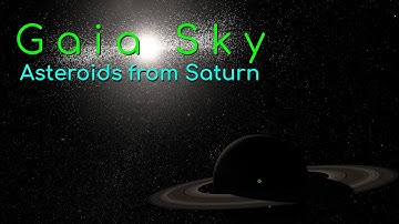 Gaia Sky Session - Watching asteroids from Saturn