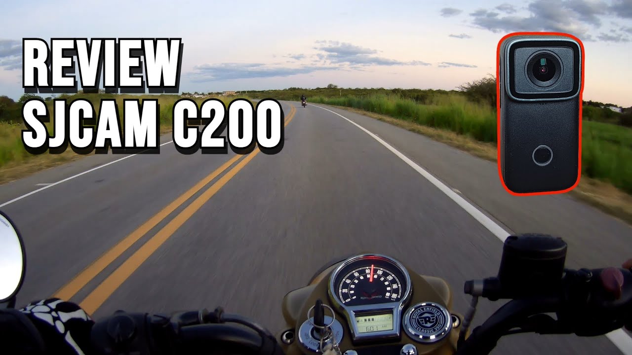 COMPREI A SJCAM C200 ! REVIEW COMPLETO! SERVE PARA MOTOVLOG?