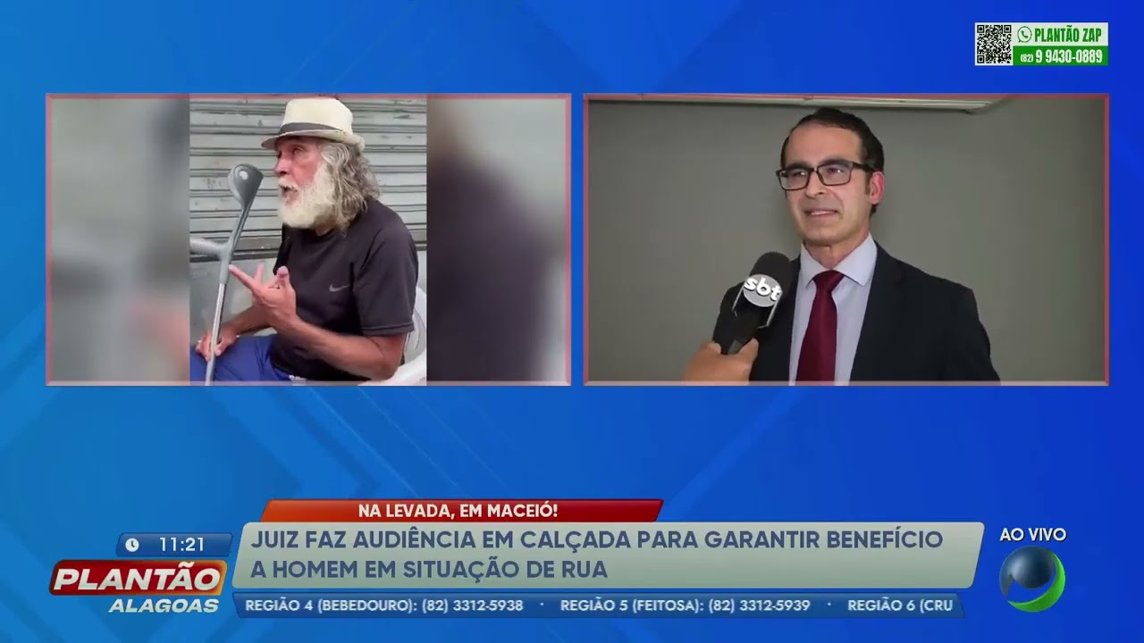 SAIU NA MÍDIA: Programa Plantão Alagoas, da TV Ponta Verde, conversa com o juiz federal Antônio José