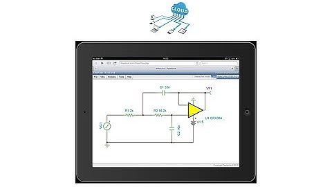 Creating and Analyzing a Circuit on the iPad with TINACloud