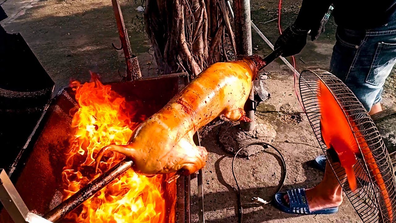 🅿️ Ăn Thử Thịt Chó Quay Thui Rơm Ở Quán 18A Nguyễn Thị Đặng như thề nào ...