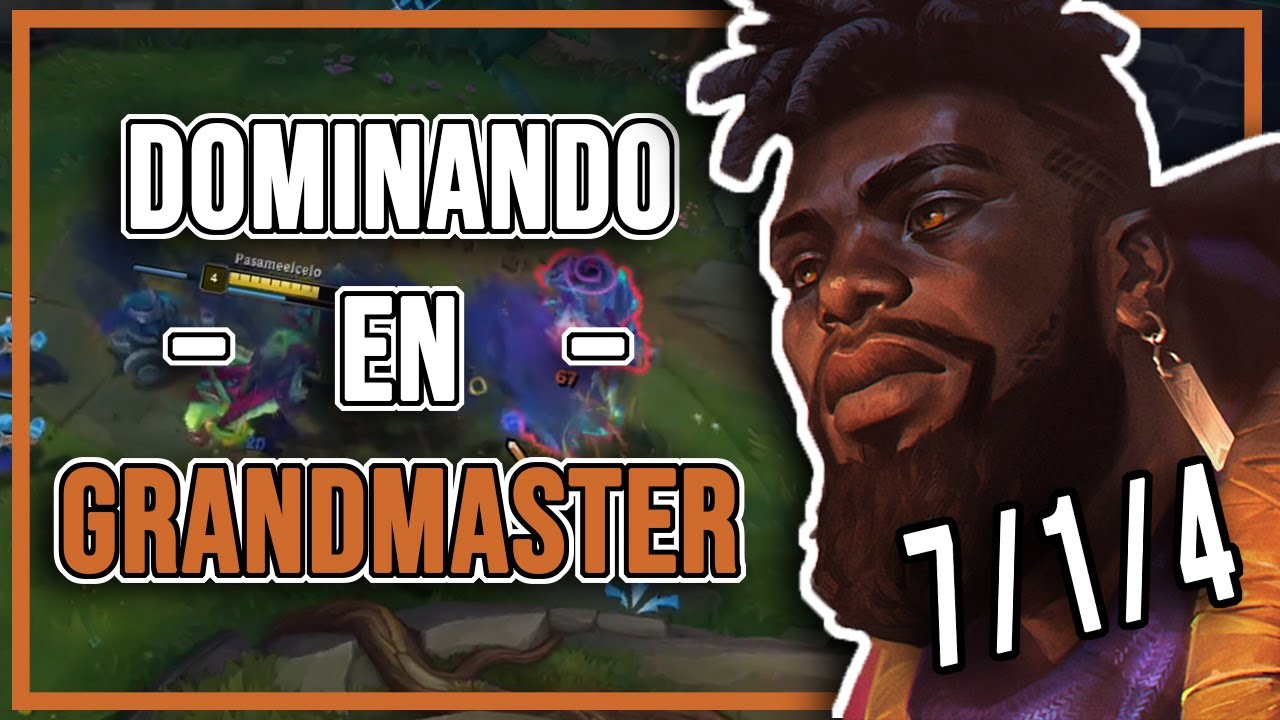DOMINANDO en GRAND MASTER | Pasameelcelo K'sante OTP | #toplane #toplaner #ksante