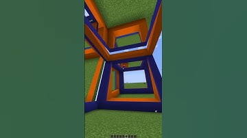 Minecraft: Non-Euclidian Portal Illusion??..🤨Part 3 #shorts