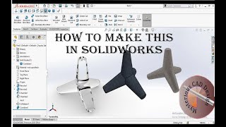 How to make tetrapod for water abrasion Protection in solidworks ||  Tetrapod concrete in SolidWorks