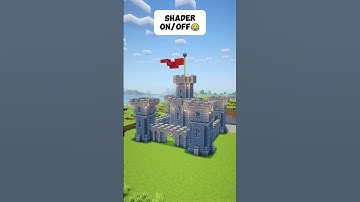 Minecraft Shaders Vs Vanilla😂 #shorts