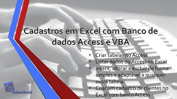 Cadastro em Excel com banco de dados Access - SQL