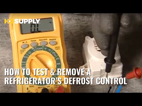 GE Refrigerator - Defrost Timer Test & Removal - HD Supply ... circuit diagram app 