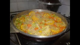 Paella Vegetariana y Calabaza rellena