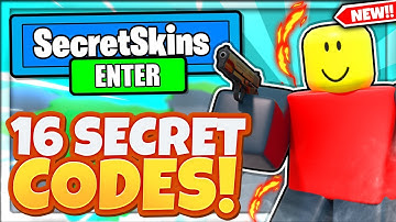 16 ARSENAL CODES *FREE SKINS* ALL 16 NEW SECRET OP ROBLOX ARSENAL CODES!