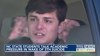 NC State students talk academic pressure in wake of fifth suicide this school year