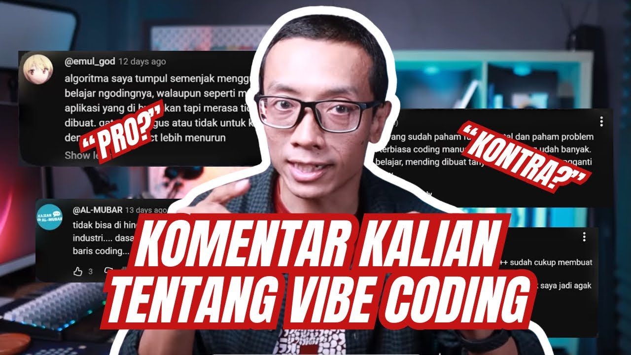 PRO & KONTRA VIBE CODING! IKUTI atau TINGGALKAN?🤯🤔