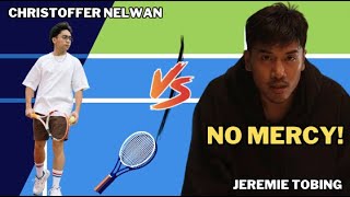 GA DIKASIH AMPUN! Jeremie Tobing vs Christoffer Nelwan Tennis Friendly Match