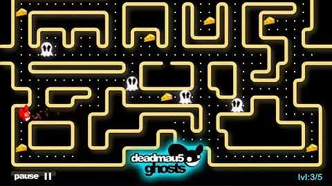 GHOSTS ONLINE PACMAN PAC MAN CLONE ELEMENTS FROM CLASSIC GAME COM
