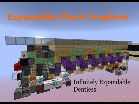 Smallest Infinitely Expandable Flush Trapdoor (Dentless)