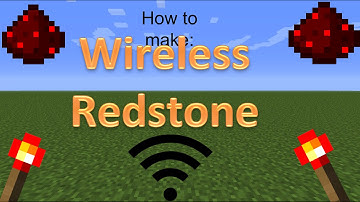 WIRELESS REDSTONE TUTORIAL - Vanilla Minecraft 1.8