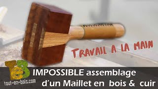 Making a wooden mallet, Roy underhill's impossible assembly