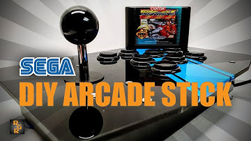 DIY Sega Genesis (Mega Drive) Arcade Fight Stick