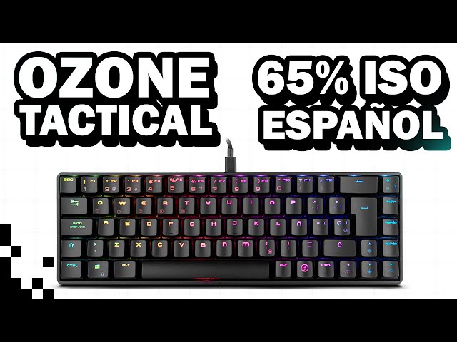 Ozone Tactical Quick Guide - Wireless Mini Mechanical Keyboard