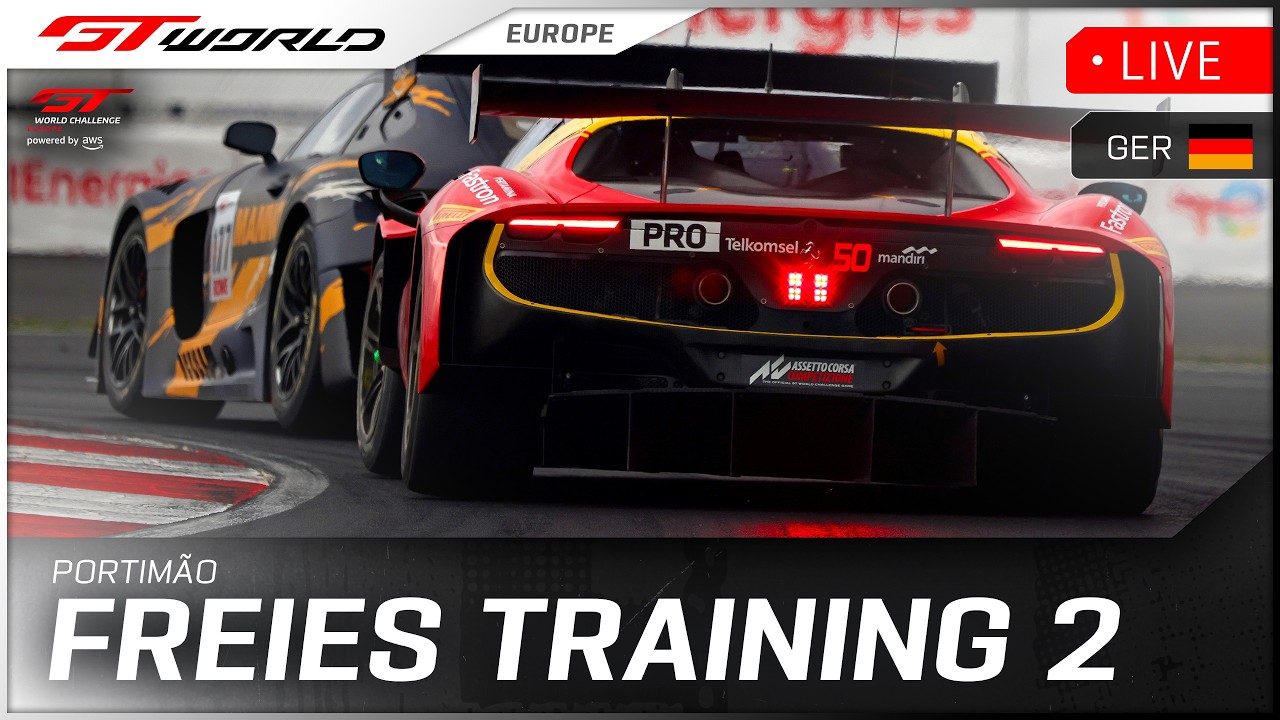 LIVE | Freies Training 2 | Portimão | GT World Challenge powered by AWS 2026 (Deutsch)