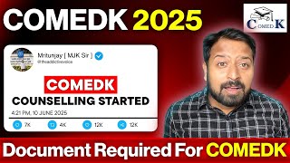 Comedk Counselling 2025 Complete Process |Refund Rules ,Choice Filling & Seat Cancellation