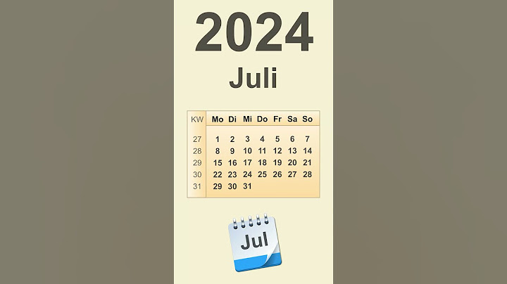 Kalender Juli 2024